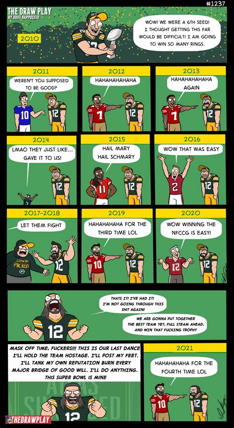 Dave Rappoccio On Twitter A Decade Of Packers Playoff Pain Version 2