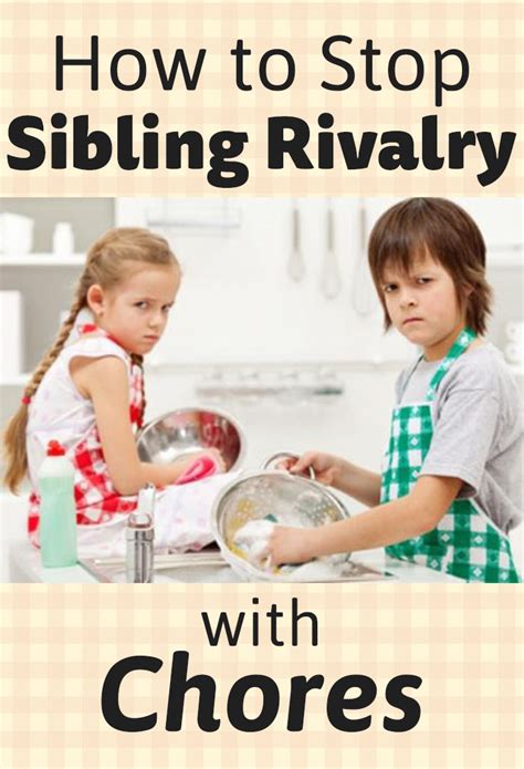 How To Stop Sibling Rivalry With Chores Homey App For Families