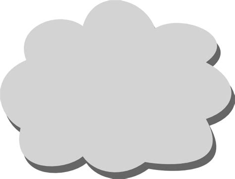 Gray Cloud Clip Art At Vector Clip Art Online Royalty Free