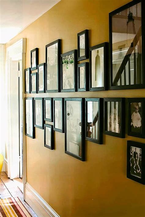 How To Display Framed Photographs On A Wall Dengarden