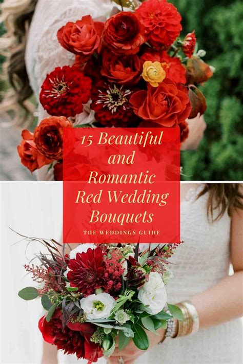 Beautiful And Romantic Red Wedding Bouquets Ideas Wedding Bouquets