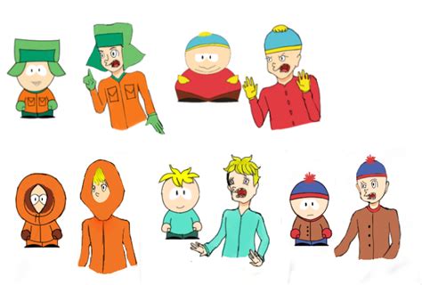 South Park Charactersthe Shows And My Own Style By Koulouberi On