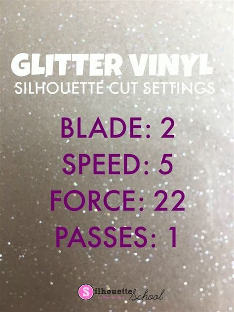 Silhouette Glitter Vinyl Tutorial For Beginners Everything You Need To