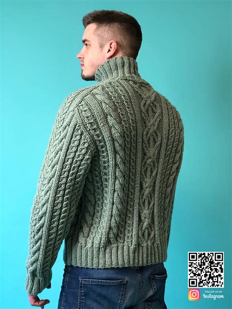 Мужской шерстяной свитер с горлом - купить в интернет-магазине одежды Shapar