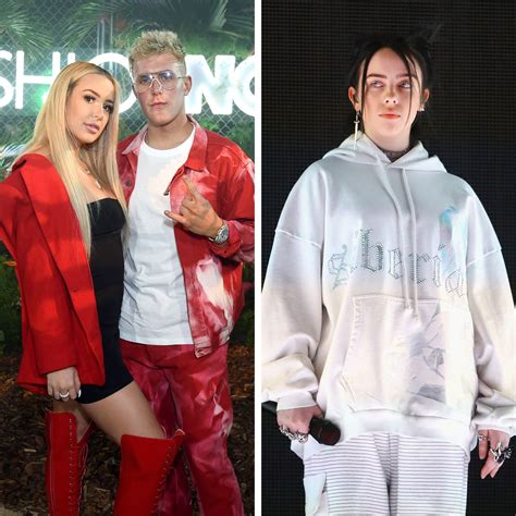 billie eilish shared her thoughts on tana mongeau s engagement to jake paul teen vogue