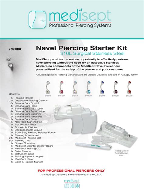 Medisept Products Australian Piercing Systems Aps