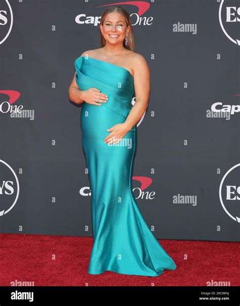 Shawn Johnson East Arrives At The 2023 Espy Awards Held At The Dolby