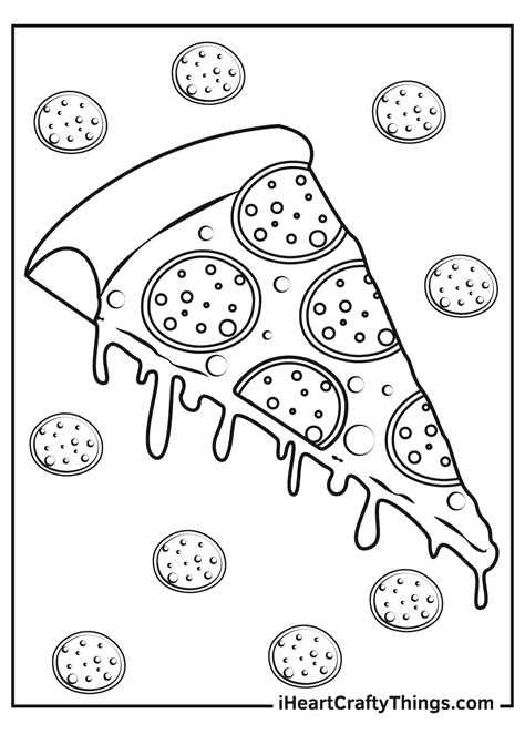 Free Coloring Pages Of Pizza