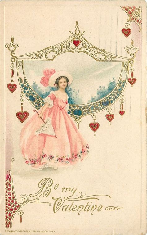 1000 Images About St Valentines Day Vintage Cards Victorian Mostly
