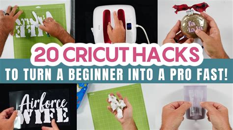 20 Cricut Hacks To Turn A Beginner Into A Pro Fast Youtube