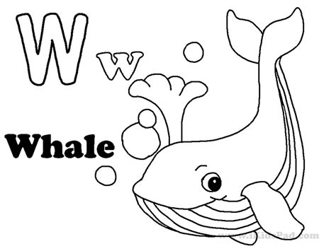 Letter w activities and worksheets. Letter W Coloring Pages - GetColoringPages.com
