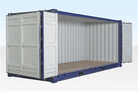 20ft Open Sided Shipping Container For Hire Portable Space