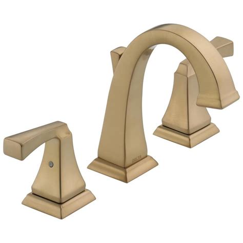 Mount a pair of sconces, also finished in bronze, on either side of the mirror to really sell that historical ambience. Shop Delta Dryden Champagne Bronze 2-Handle 4-in Centerset ...