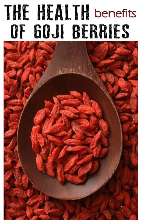 Goji berries are effective in supporting kidney function because of their high oxygen radical absorbance capacity (orac). The Health Benefits Of Goji Berries | Food, Dried goji ...