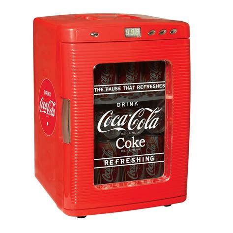 Coca Cola 28 Cans Acdc Mini Coolermini Fridge With Led Display 26