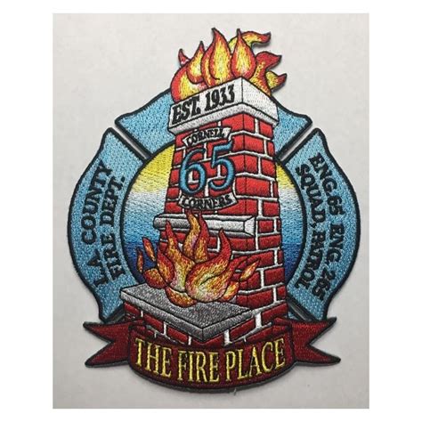 Firefighter Embroidery Badges And Patches Custom Made
