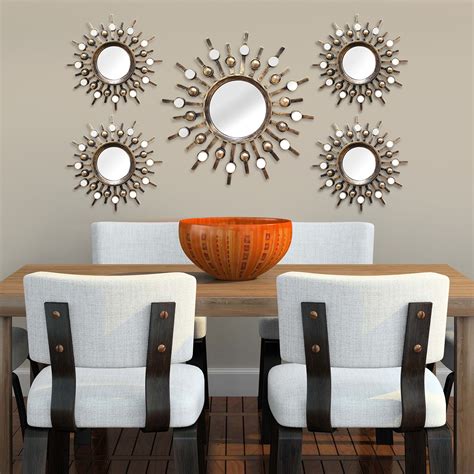 Quick & easy to get these walls mirror decoration at discounted prices online you need from shippers and suppliers in china. Stratton Home Decor Burst 5 Piece Mirror Set & Reviews ...