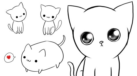 3 Ways To Draw Cute Cats Youtube