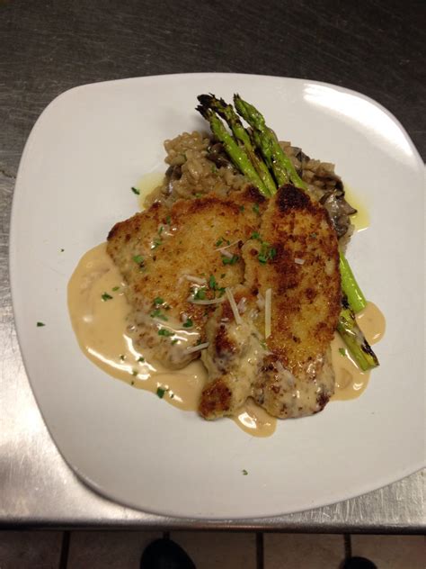 Maybe you would like to learn more about one of these? Veal Scallopini over Wild Mushroom Risotto with sautéed ...