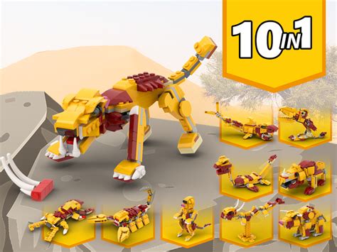 Lego Moc 31112 Alternative Build 10 In 1 10 Mocs By Gabizon Rebrickable Build With Lego