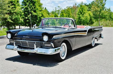 Beautifully Restored 1957 Ford Fairlane Skyliner Convertible Autops Must See For Sale In