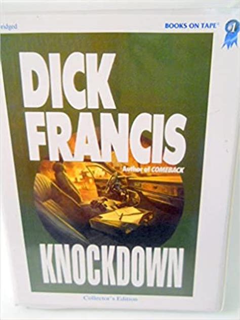 dick francis knockdown audio cassette book collectors edition etsy