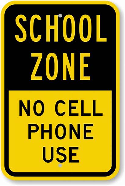 Phone Cell Signs Prohibited Cellphone Phones Zone