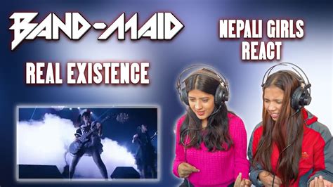 band maid reaction real existence reaction nepali girls react youtube