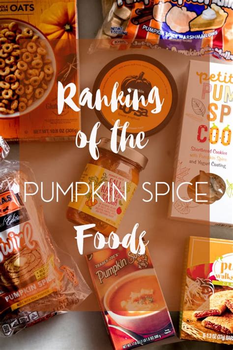 Ranking Some Of The Pumpkin Spice Foods Blue Bowl