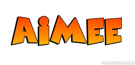 Aimee Logo Outil De Conception De Nom Gratuit à Partir De Texte