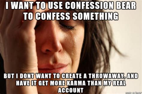 wish i could confess meme guy