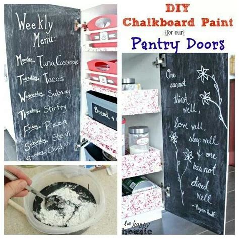 Chalk Pantry Doors Chalkboard Pantry Doors Painted Pantry Doors