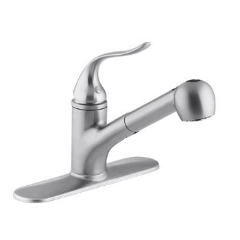 Kohler has a wide variety of kitchen faucets in every design from traditional to modern and everything in between. Kohler K-15160-G Coralais Single Control Pullout Spray ...