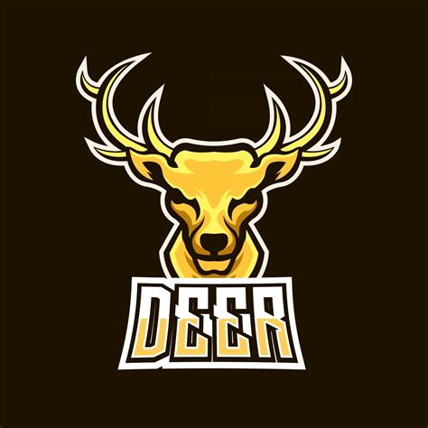 Deer Esport Gaming Mascot Logo Template 2815725 Vector Art