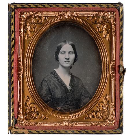 Sixth Plate Daguerreotype Of Woman In Hand Painted Case Cowans