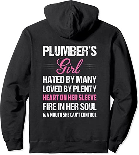 Plumbers Girl Plumbers Girlfriend Pullover Hoodie Clothing