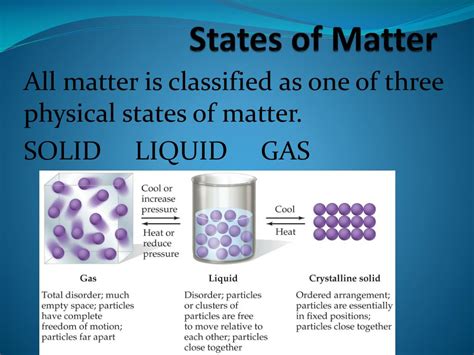 Ppt The Three States Of Matter Powerpoint Presentation Free Download Dcb