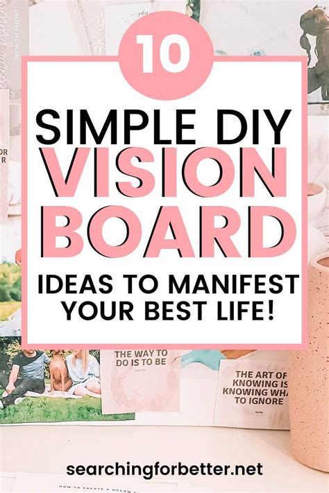 10 Easy Vision Board Ideas To Create The Ultimate Dreamboard Self
