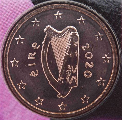 Ireland Euro Coins Unc 2020 Value Mintage And Images At Euro Coinstv