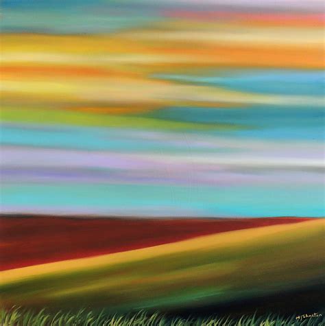 Prairie Day By Mary Johnston Contemporary Landscape Created Using Oils
