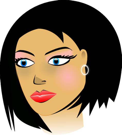 Female Face Clip Art At Vector Clip Art Online