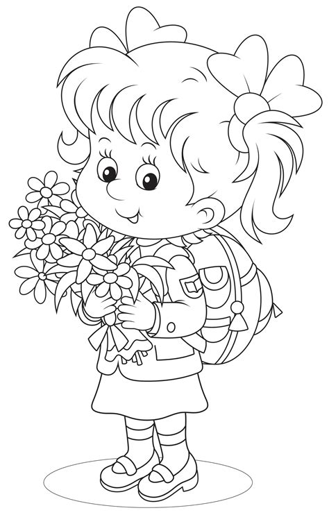The First Grader Coloring Pages For You