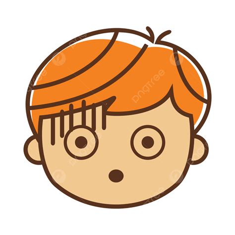 Speechless Boy Cartoon Expression Speechless Boy Lovely Png And