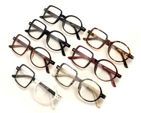 Unique Round Square Frame Lens Glasses Personalized Odd Classic Fashion Stylish Square Frames