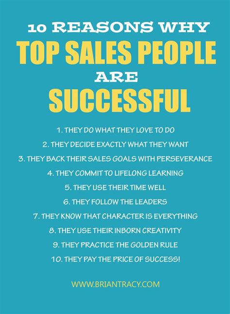 10 Reasons Why Top Sales People Are Successful Boost Your Sales Career