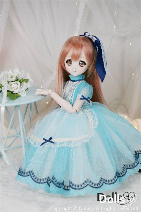 Bjd Msd Mdd Skyblue Dress For 40cm 14 Doll Etsy