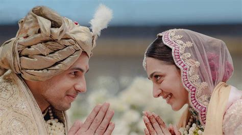 Sidharth Malhotra Kiara Advani Wedding The Newlywed Couple Wear Manish