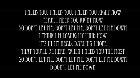 The Chainsmokers Dont Let Me Down Lyrics Youtube