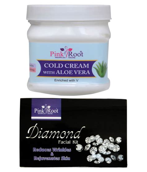 Pink Root Aloe Vera Cold Cream Diamond Kit Day Cream Ml Pack Of