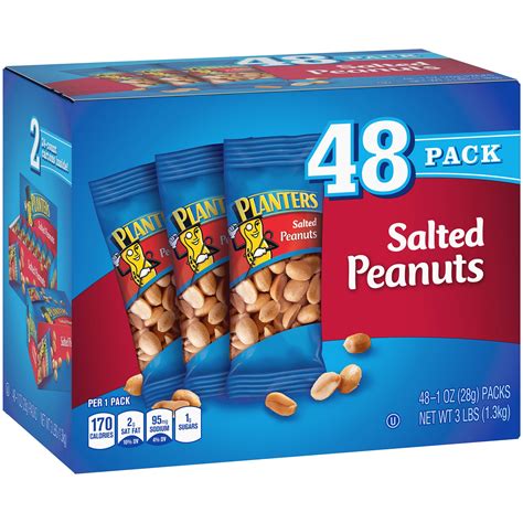 Planters Salted Peanuts 1 Oz Bags Pack Of 48